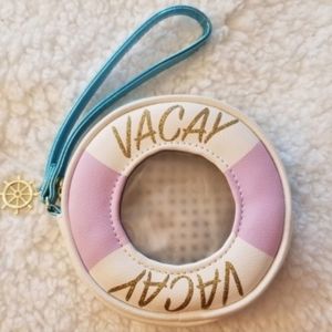 Vacay wristlet mini Life preserver wallet